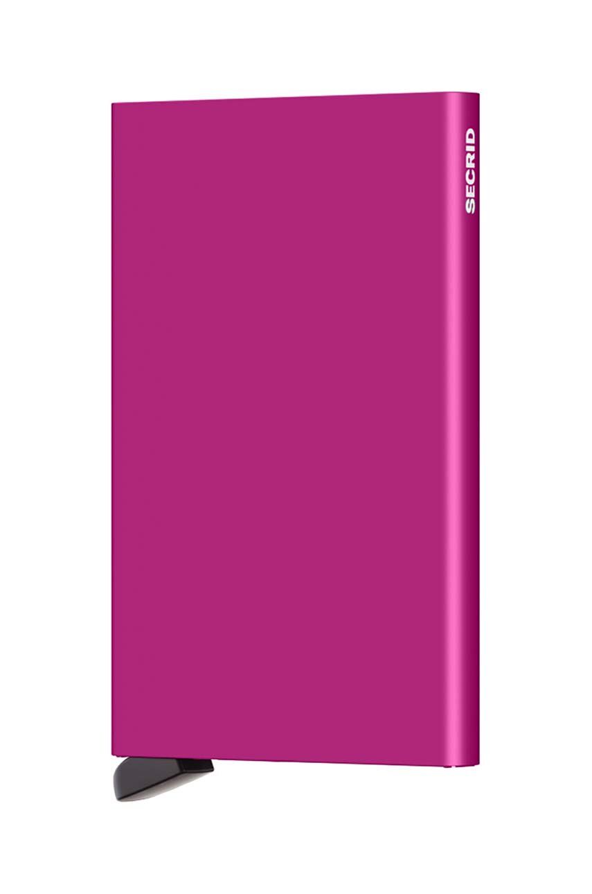 Secrid portofel Fuchsia culoarea roz