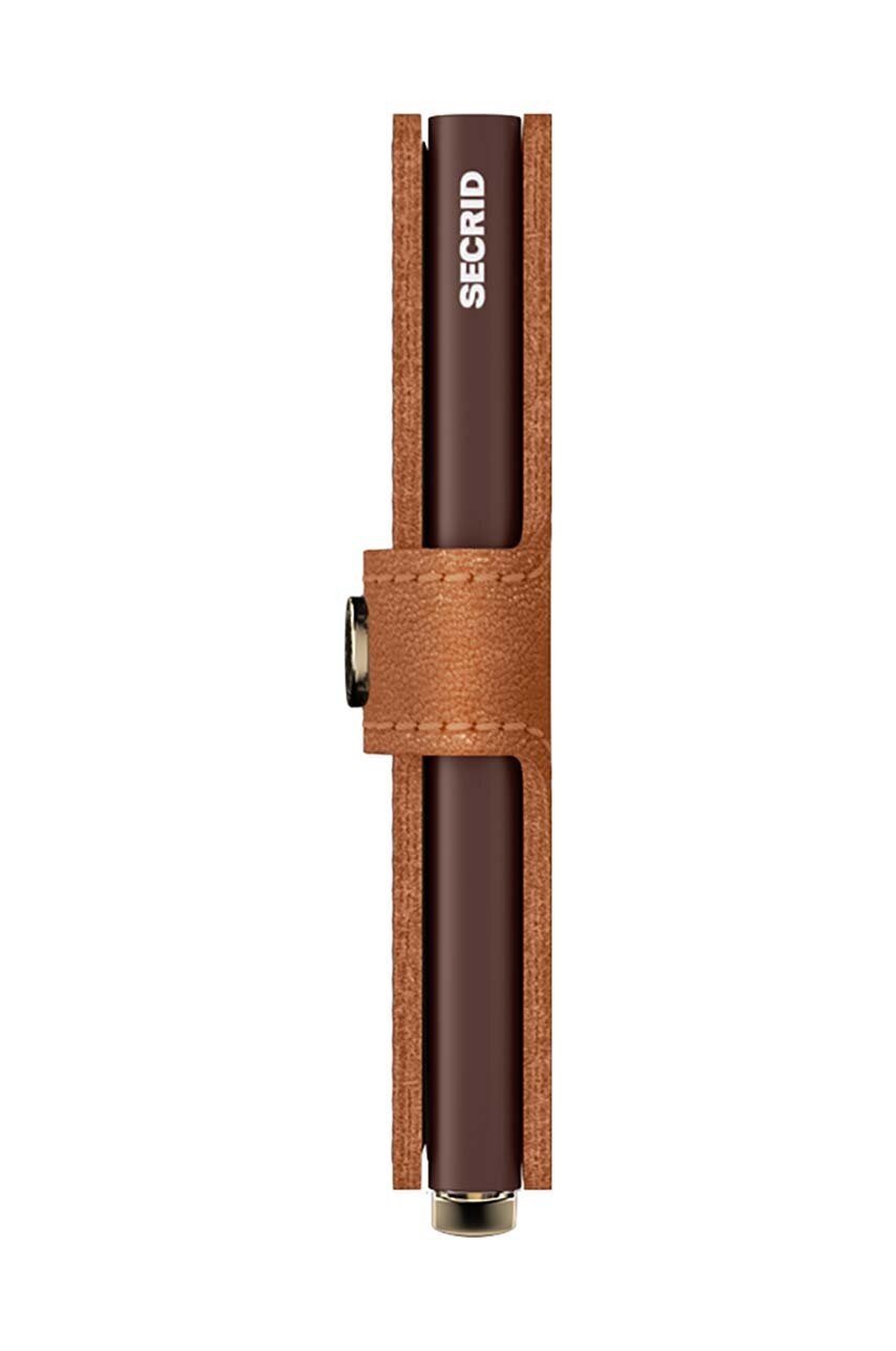 Δερμάτινο πορτοφόλι Secrid χρώμα: καφέ, MEl-Cognac φωτογραφία