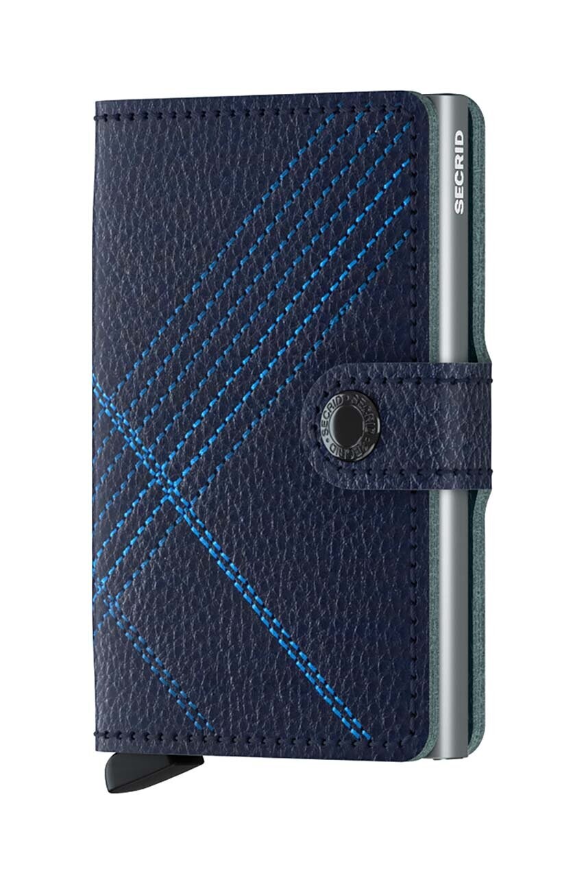 Secrid portofel culoarea albastru marin, MSt-Linea Navy