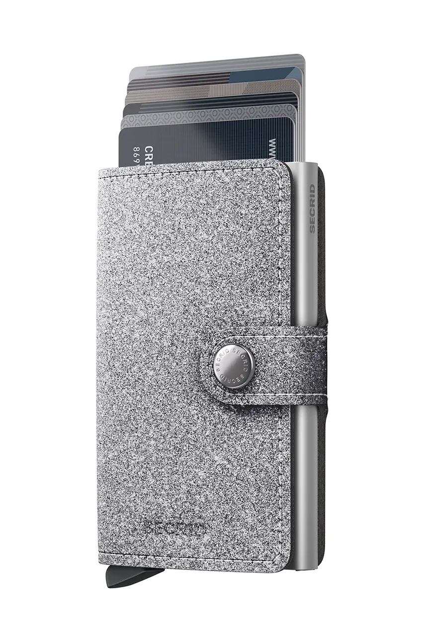 Кожаный кошелек Secrid цвет серебрянный M-Glitter Silver Кожаный кошелек Secrid цвет серебрянный M-Glitter Silver