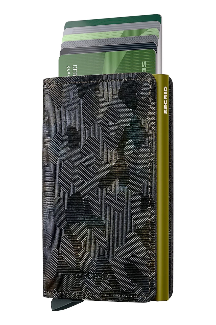 Кожаный кошелек Secrid цвет зелёный SJu-Moss Кожаный кошелек Secrid цвет зелёный SJu-Moss