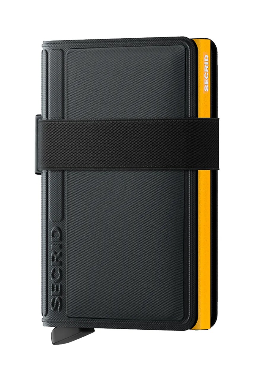 Secrid portofel culoarea negru, BTP-Black-Ochre