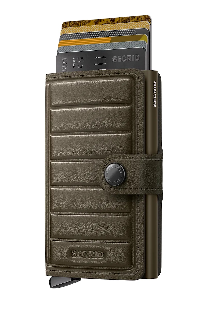 Secrid Secrid πορτοφόλι RFID δερμάτινο EMBOSS LINES - 2