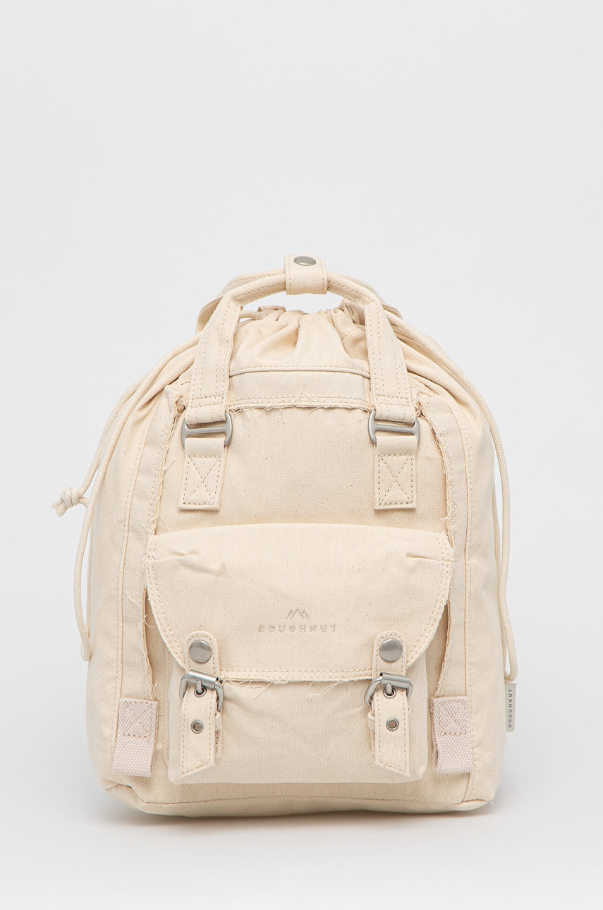 Doughnut rucsac femei, culoarea bej, mare, neted Doughnut rucsac femei, culoarea bej, mare, neted