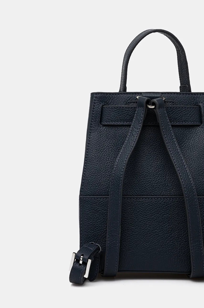 Δερμάτινο σακίδιο Silvian Heach CARACCIOLO γυναικείο, χρώμα: ναυτικό μπλε, RCP25013ZA φωτογραφία