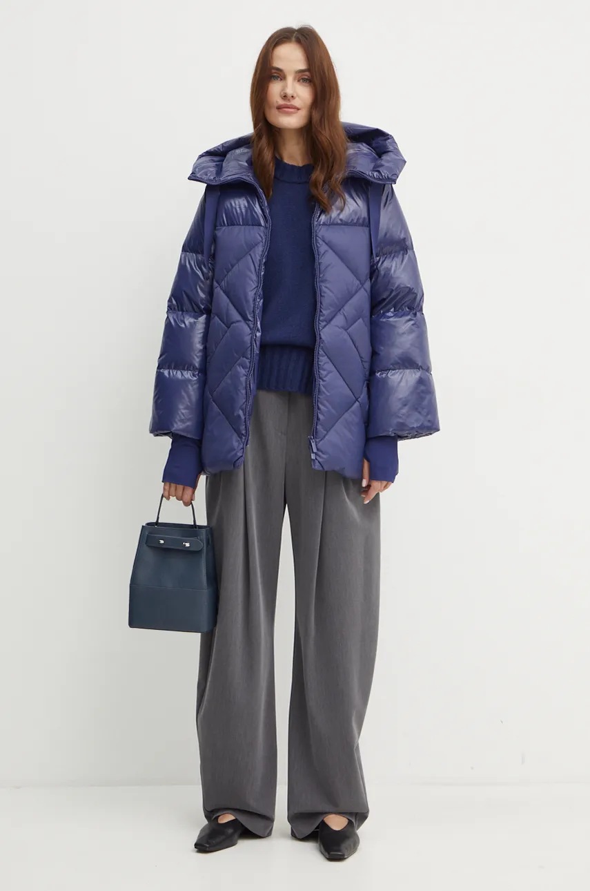 Δερμάτινο σακίδιο Silvian Heach CARACCIOLO γυναικείο, χρώμα: ναυτικό μπλε, RCP25013ZA φωτογραφία