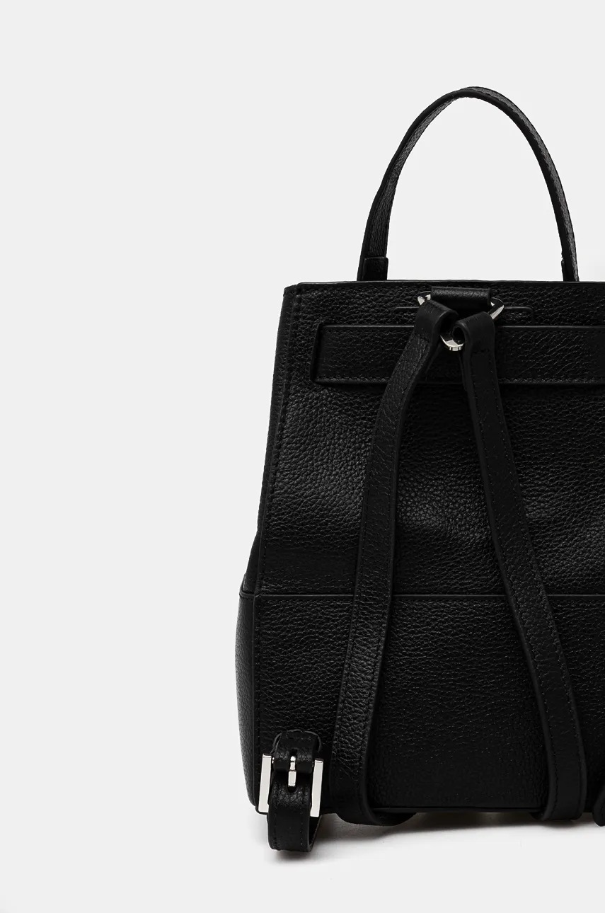 Δερμάτινο σακίδιο Silvian Heach CARACCIOLO γυναικείο, χρώμα: μαύρο, RCP25013ZA φωτογραφία