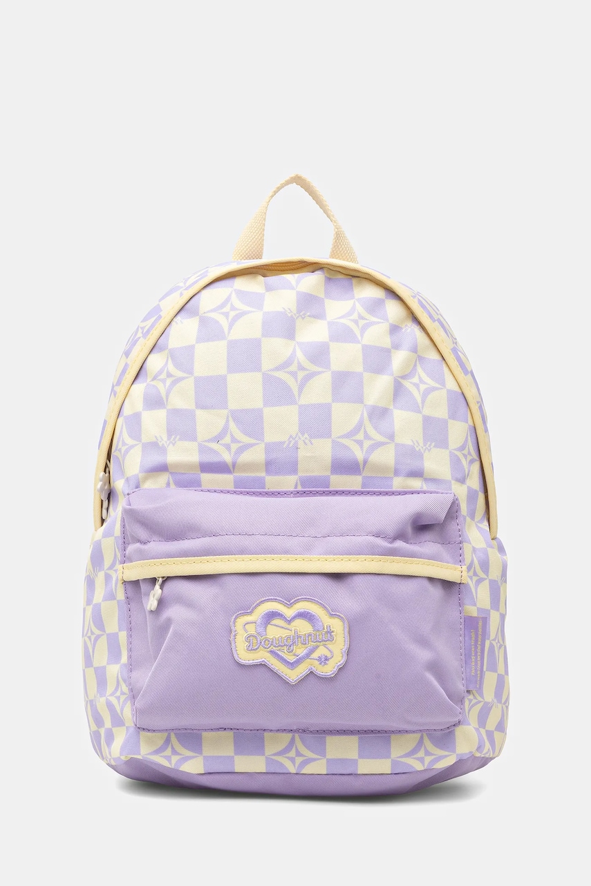 Doughnut rucsac Plus One Mini Kaleido culoarea violet, mic, cu imprimeu, D349MKD-000194