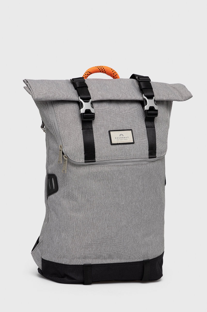 

Рюкзак Doughnut Christopher Nylon Mid-tone цвет серый большой с аппликацией