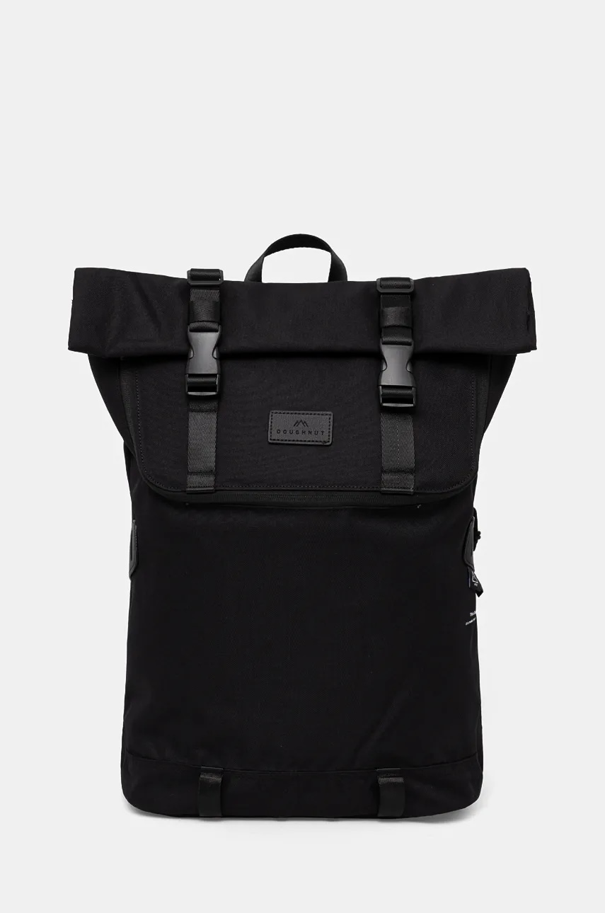 Doughnut rucsac Christopher Reborn culoarea negru, mare, neted, D195REB-0003 Doughnut rucsac Christopher Reborn culoarea negru, mare, neted, D195REB-0003