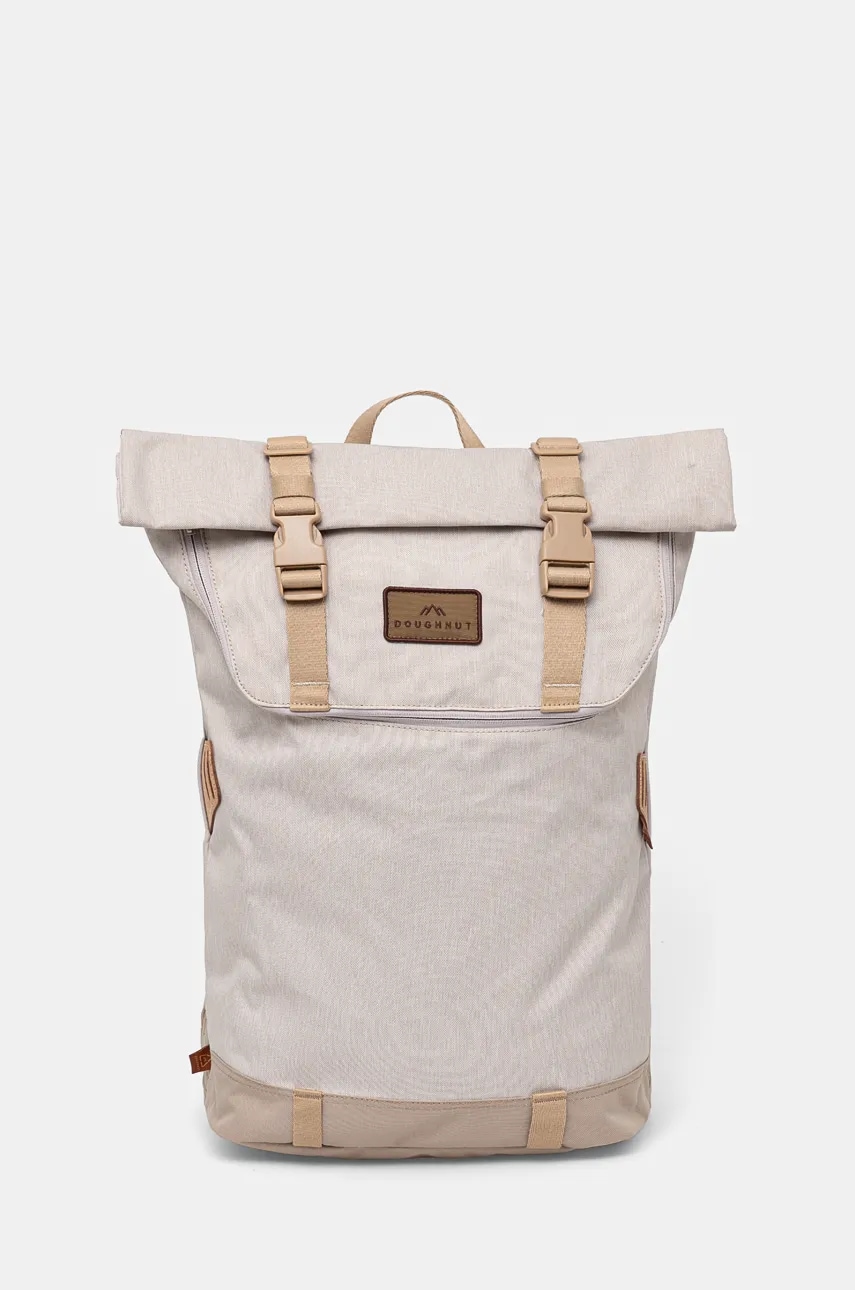 Doughnut rucsac Christopher Happy Camper culoarea bej, mare, neted, D195HA-0009 Doughnut rucsac Christopher Happy Camper culoarea bej, mare, neted, D195HA-0009