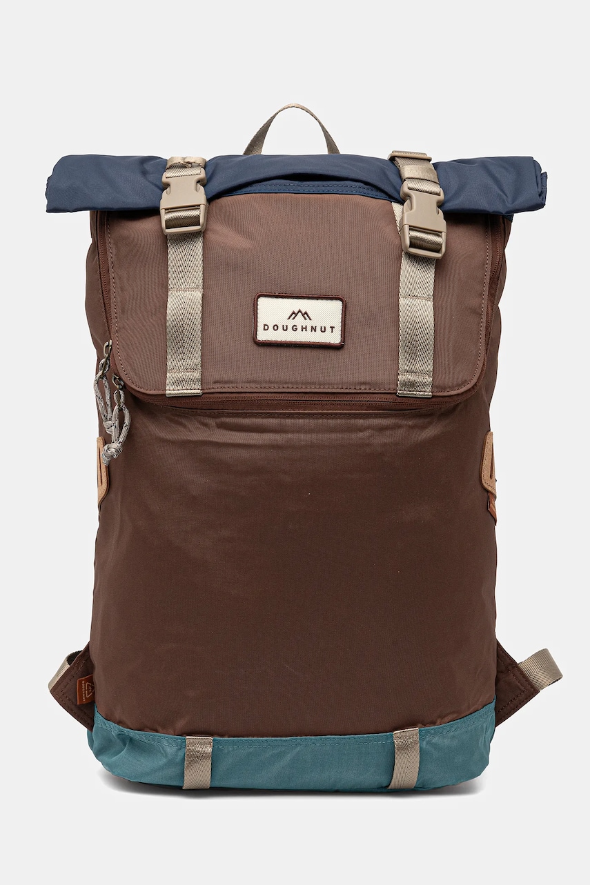 Doughnut rucsac Christopher Jungle culoarea maro, mare, uni, D195JG2-0016