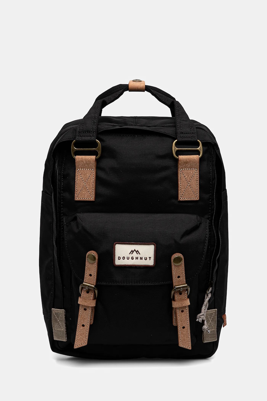 Doughnut rucsac Macaroon Jungle culoarea negru, mare, uni, D010JG2-0003