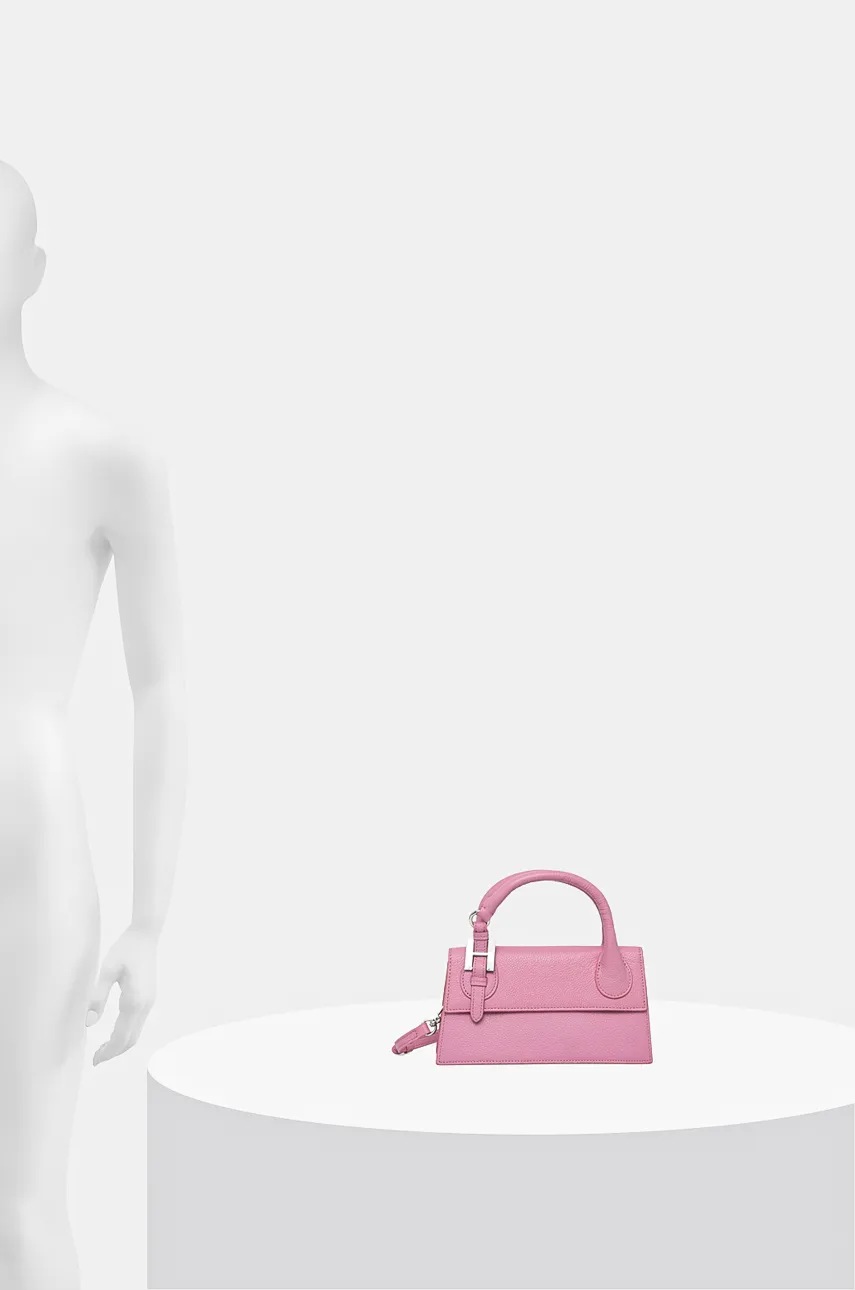 Δερμάτινη τσάντα Silvian Heach MARECHIARO χρώμα: ροζ, RCP25007BO φωτογραφία