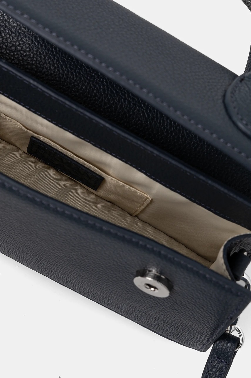 Δερμάτινη τσάντα Silvian Heach MARECHIARO χρώμα: μπλε, RCP25007BO φωτογραφία