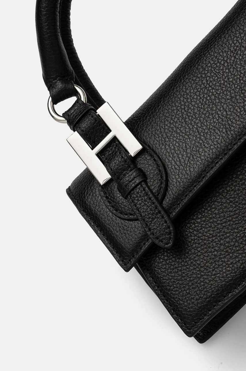 Δερμάτινη τσάντα Silvian Heach MARECHIARO χρώμα: μαύρο, RCP25007BO φωτογραφία