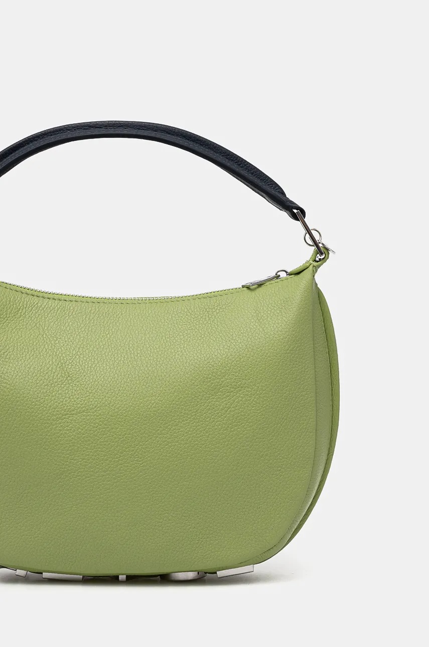 Δερμάτινη τσάντα Silvian Heach SPACCANAPOLI χρώμα: πράσινο, RCP25028BO φωτογραφία