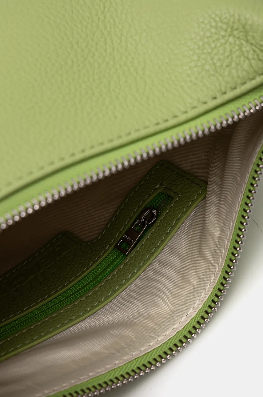 Δερμάτινη τσάντα Silvian Heach SPACCANAPOLI χρώμα: πράσινο, RCP25028BO φωτογραφία