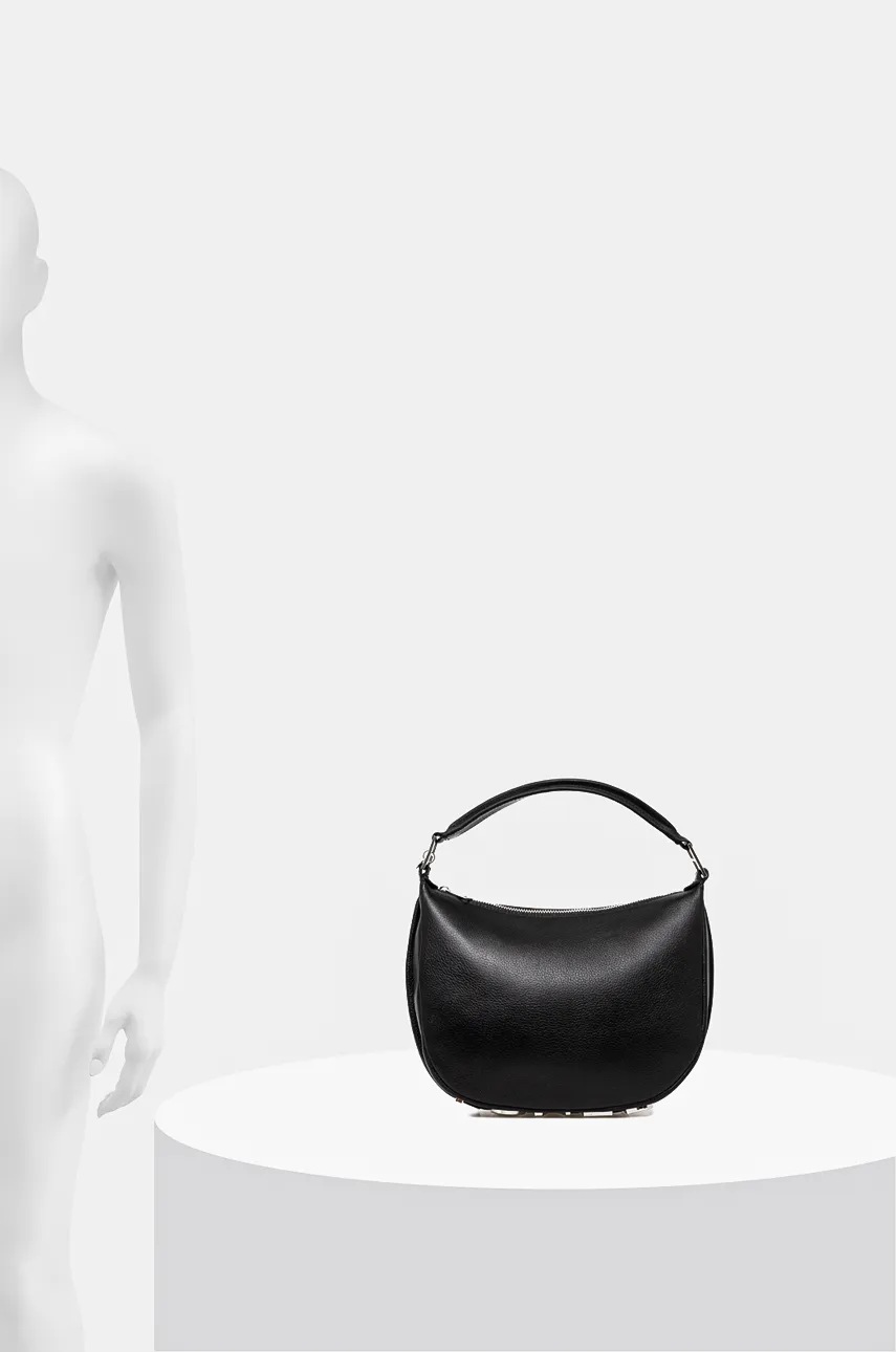 Δερμάτινη τσάντα Silvian Heach SPACCANAPOLI χρώμα: μαύρο, RCP25028BO φωτογραφία