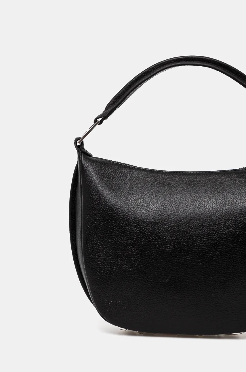 Δερμάτινη τσάντα Silvian Heach SPACCANAPOLI χρώμα: μαύρο, RCP25028BO φωτογραφία