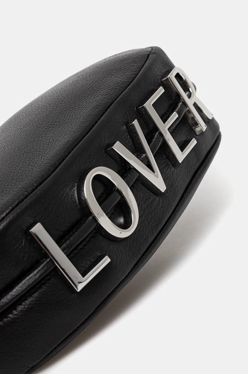 Δερμάτινη τσάντα Silvian Heach SPACCANAPOLI χρώμα: μαύρο, RCP25028BO φωτογραφία