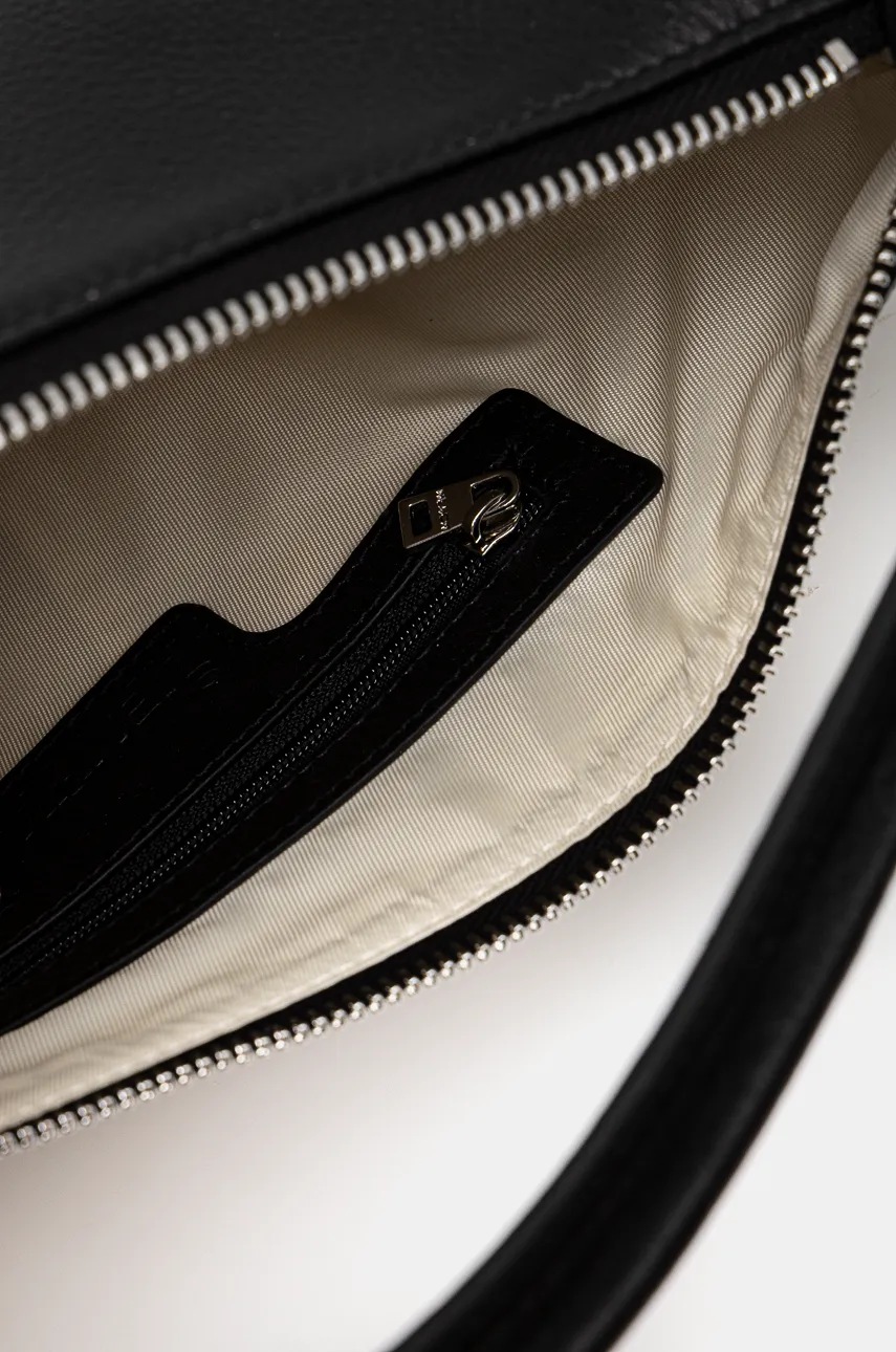 Δερμάτινη τσάντα Silvian Heach SPACCANAPOLI χρώμα: μαύρο, RCP25028BO φωτογραφία