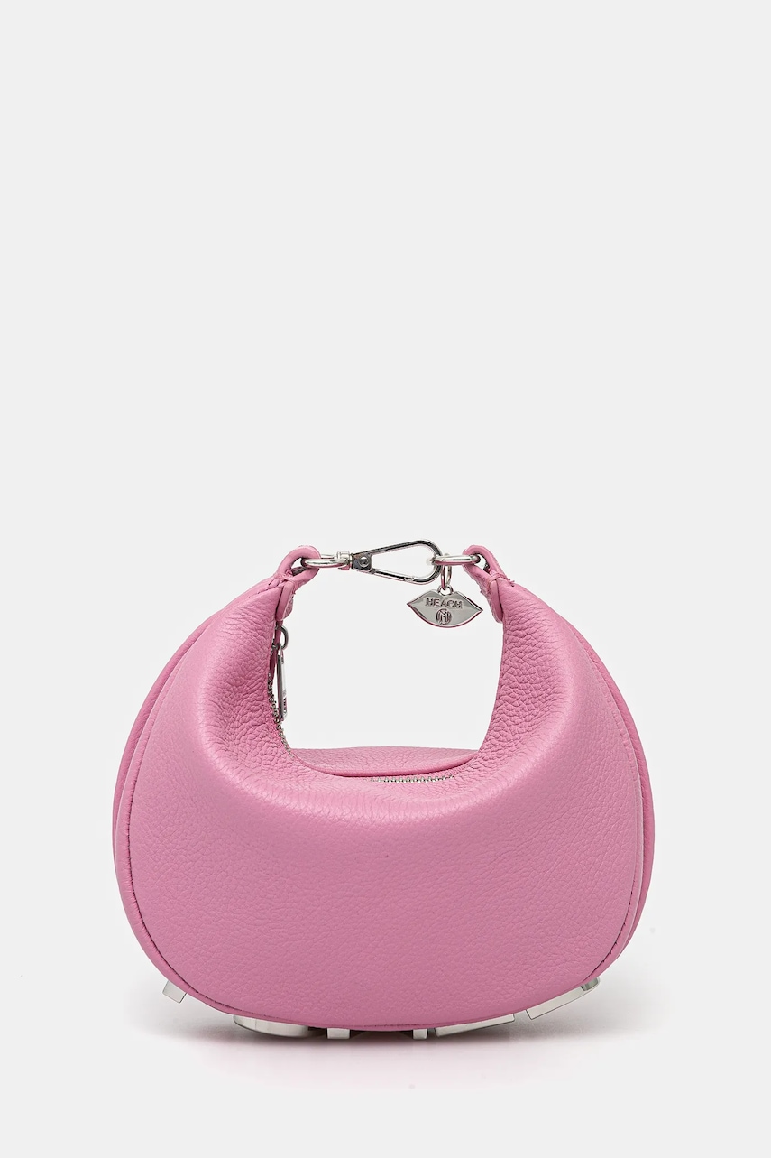 Silvian Heach poseta de piele FORCELLA culoarea roz, RCP25005BO