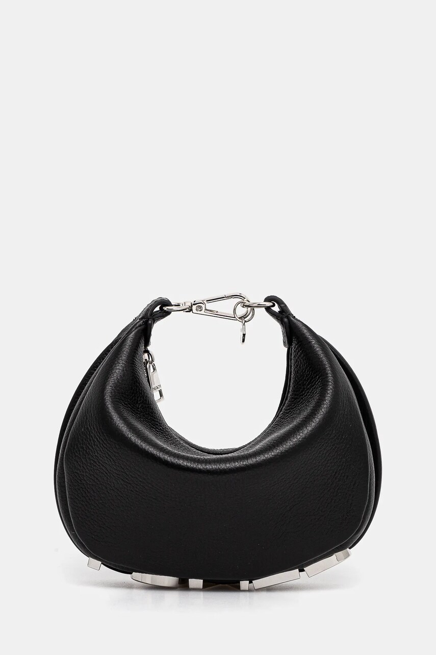 Silvian Heach poseta de piele FORCELLA culoarea negru, RCP25005BO
