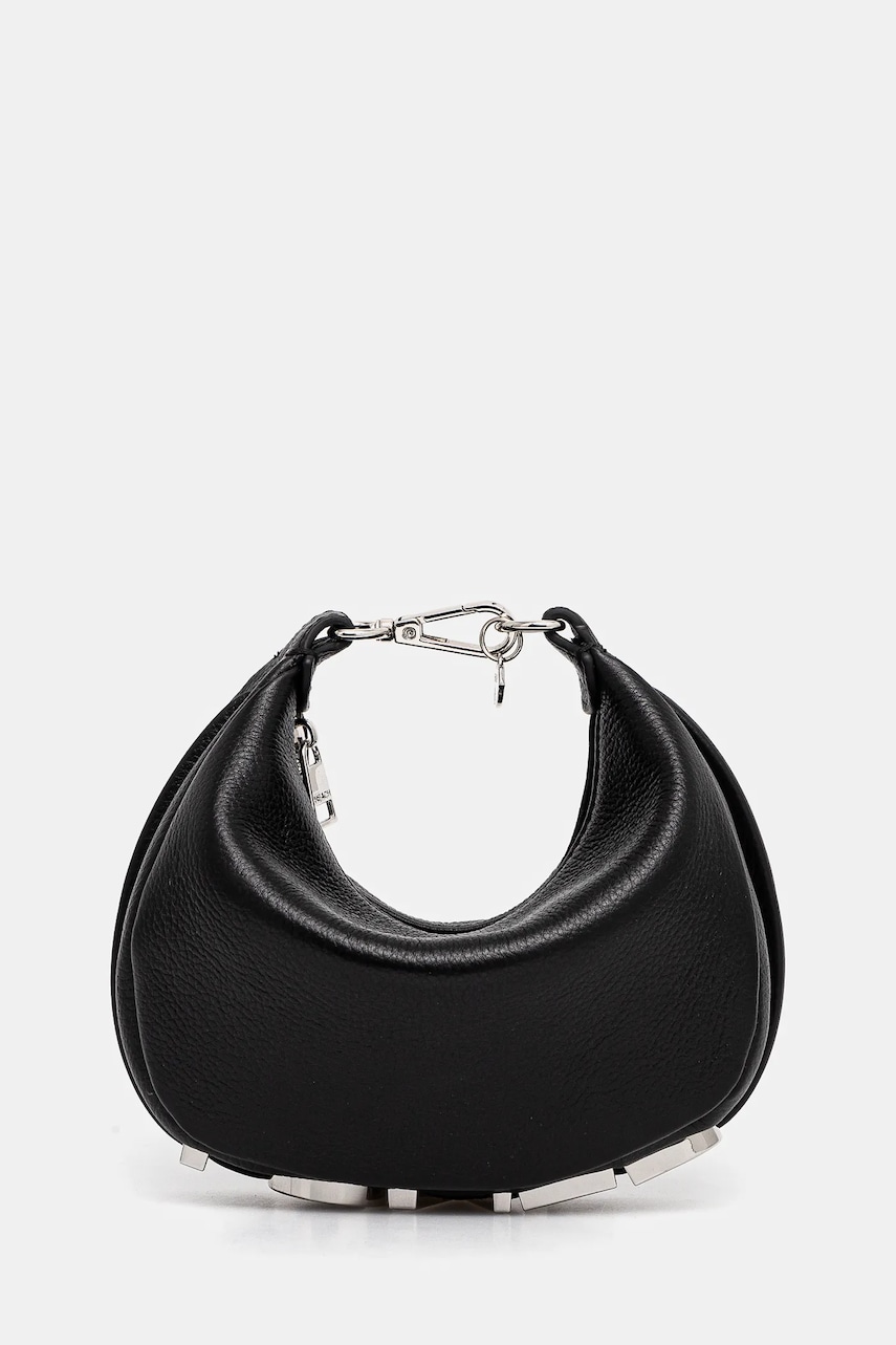 Silvian Heach poseta de piele FORCELLA culoarea negru, RCP25005BO