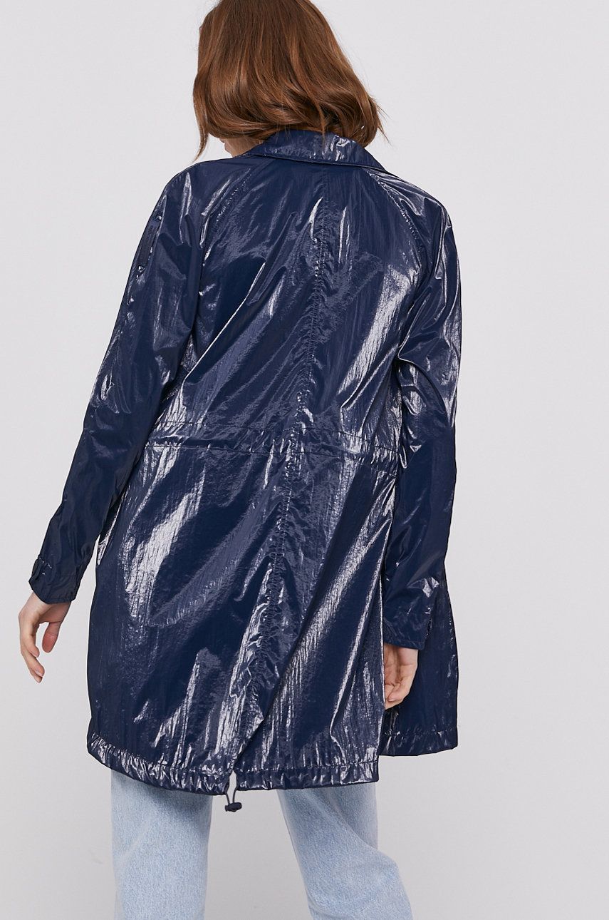 Bomboogie Palton femei, culoarea albastru marin, de tranzitie answear.ro imagine noua 2022