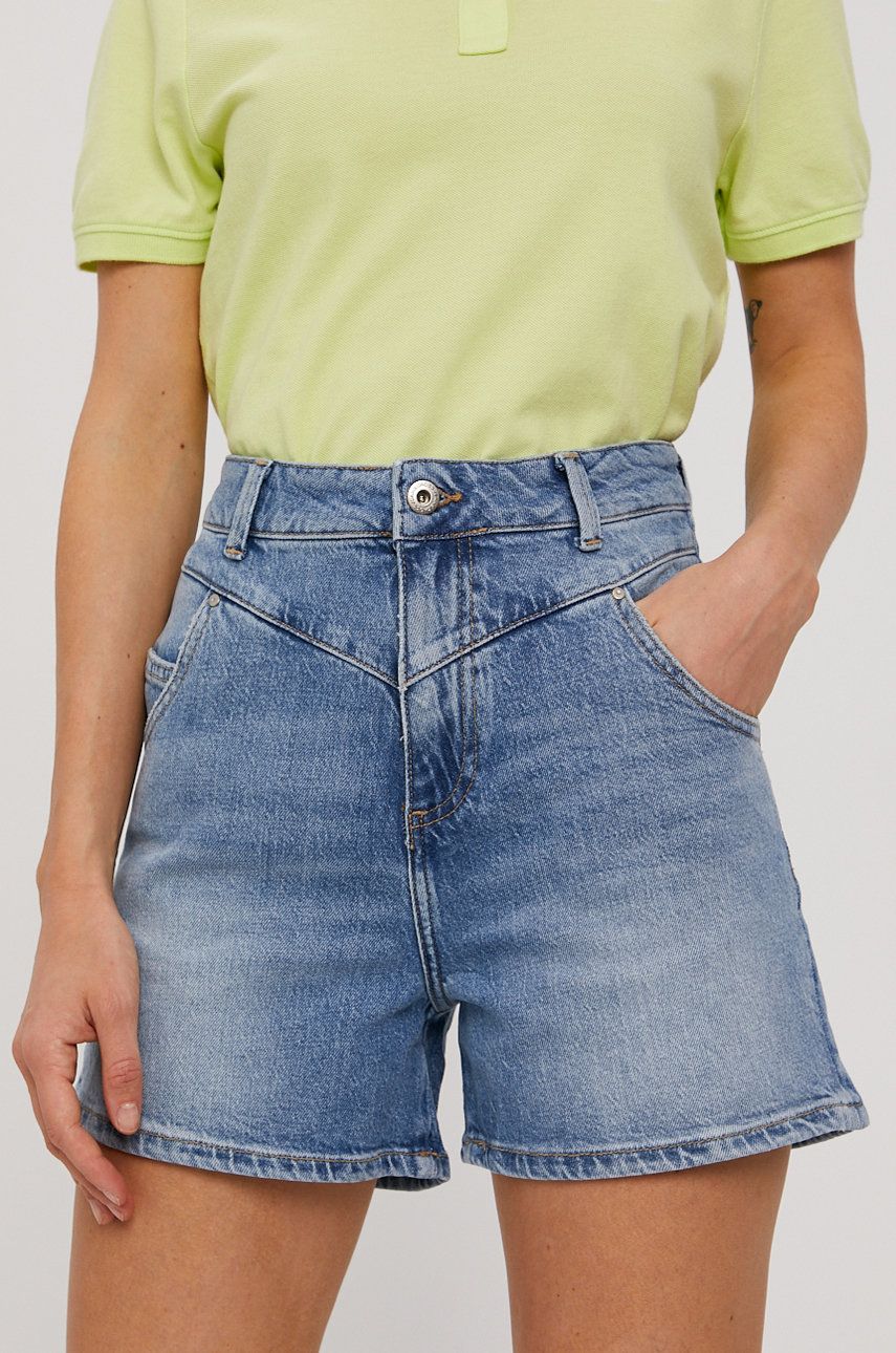Cross Jeans – Pantaloni scurti jeans answear.ro imagine noua