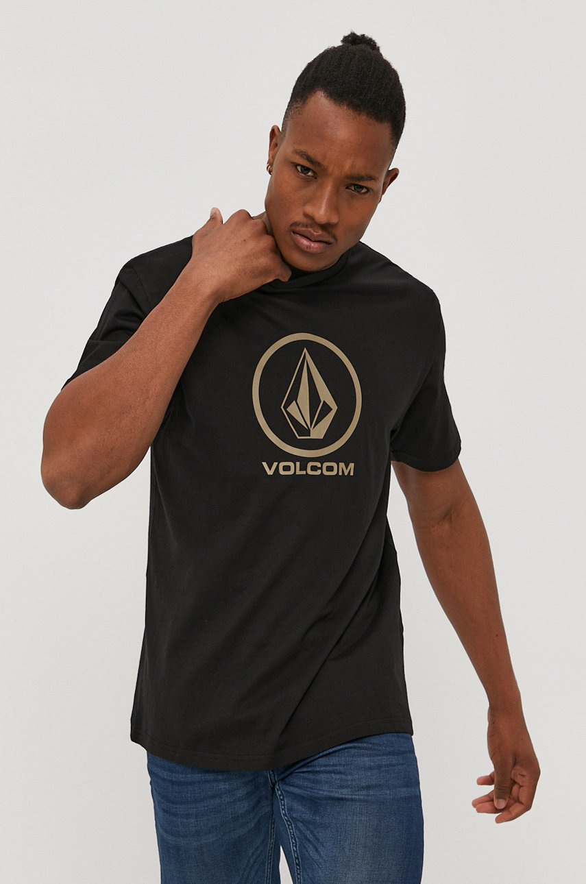 

Футболка Volcom мужская цвет чёрный с принтом