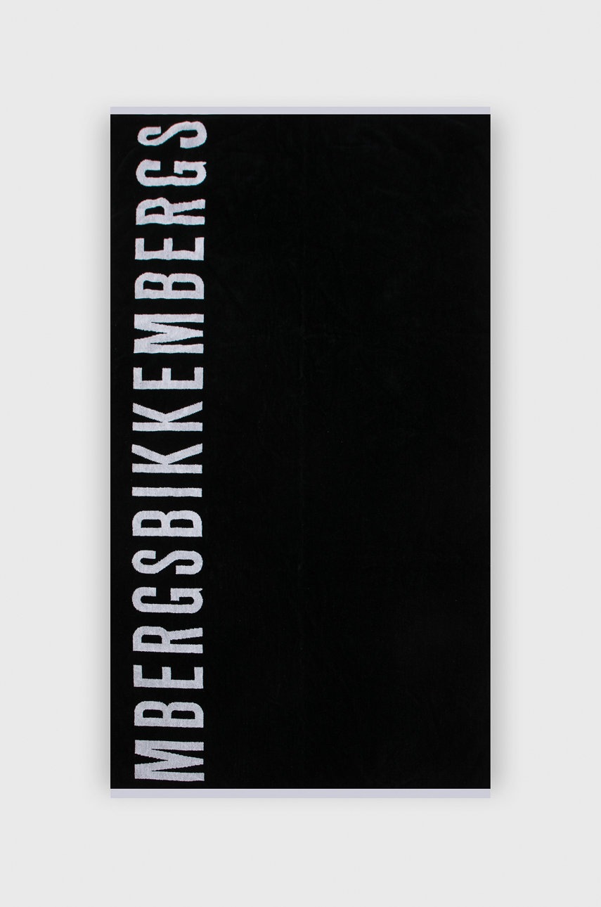 

Памучна кърпа Bikkembergs в черно, Черен