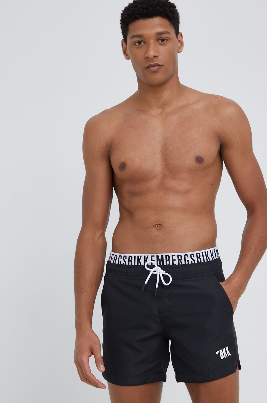 

Плувни шорти Bikkembergs в черно, Черен