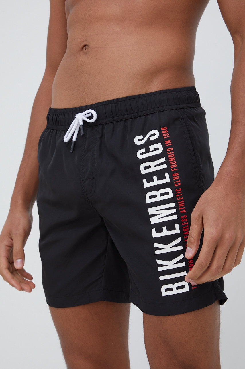 

Плувни шорти Bikkembergs в черно, Черен