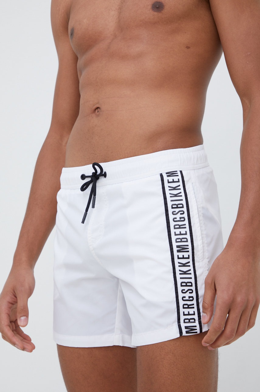 

Плувни шорти Bikkembergs в бяло, Бял