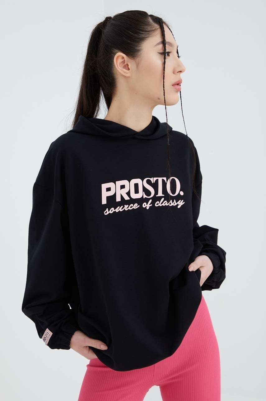 

Суичър Prosto Patty в черно с принт, Черен