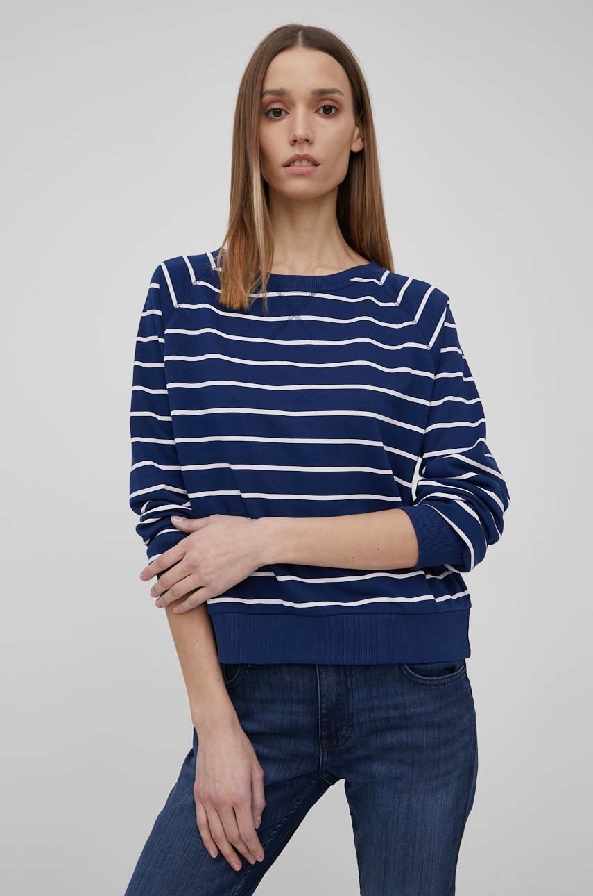

Суичър Cross Jeans дамска в тъмносиньо с десен, Тъмносин