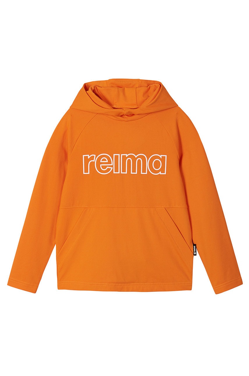 

Дитяча кофта Reima колір помаранчевий з принтом