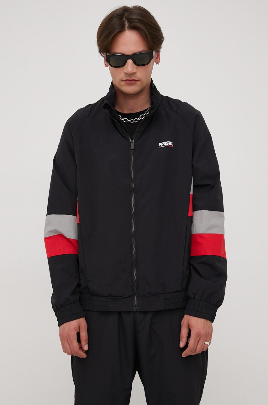 

Куртка Prosto чоловіча колір чорний перехідна oversize