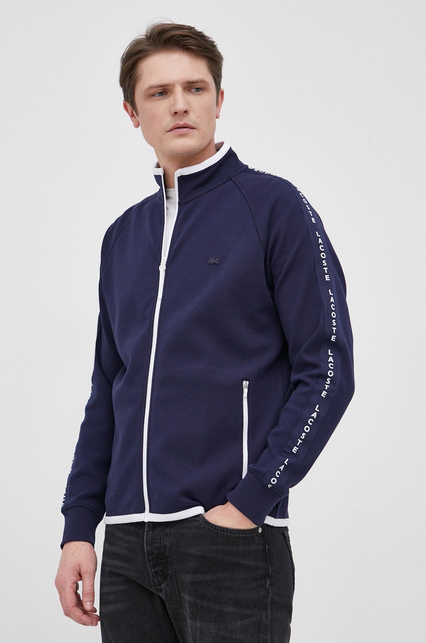 

Суичър Lacoste мъжки в тъмносиньо с изчистен дизайн, Тъмносин