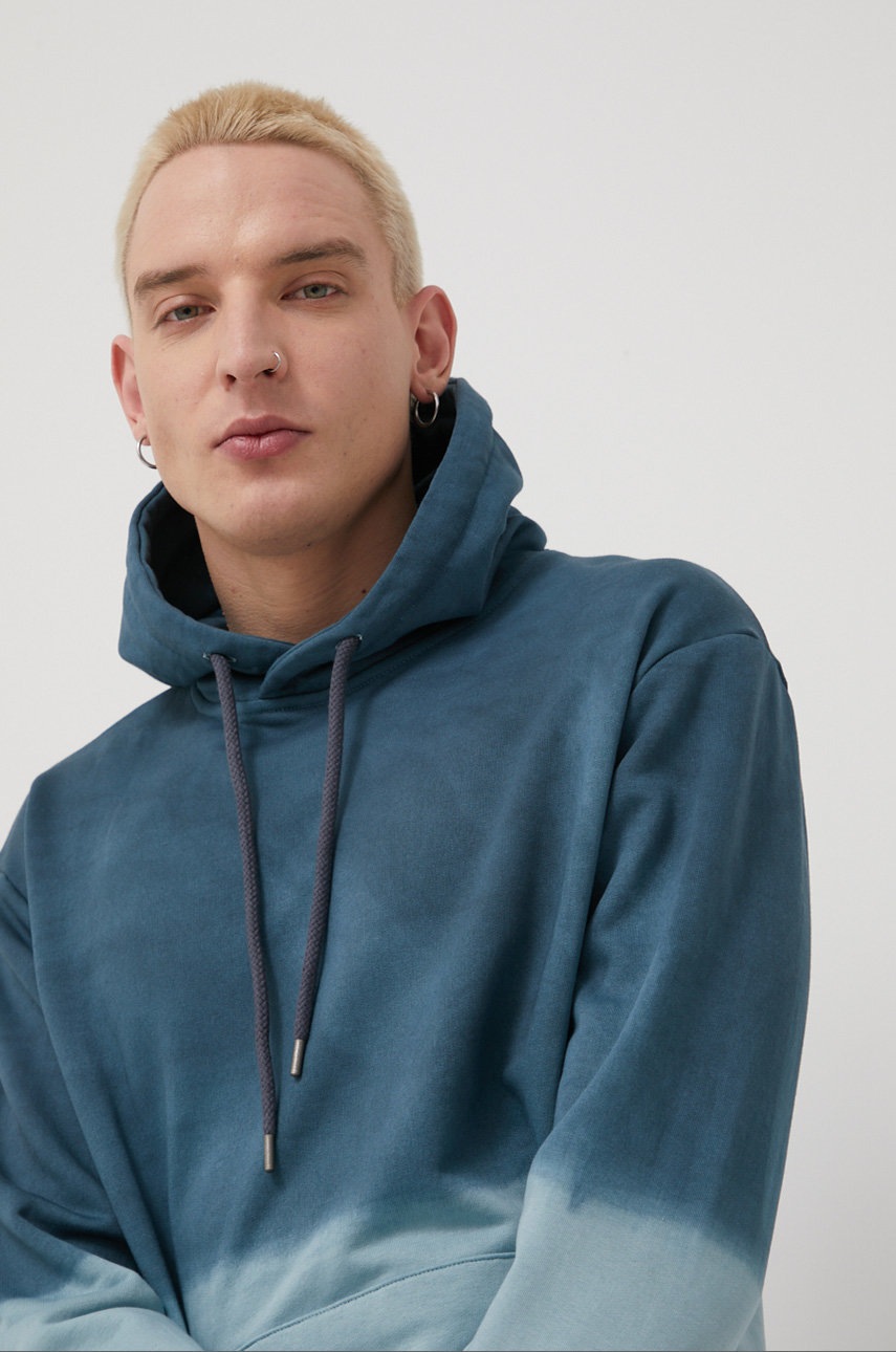 

Суичър Cross Jeans мъжка с десен, Син