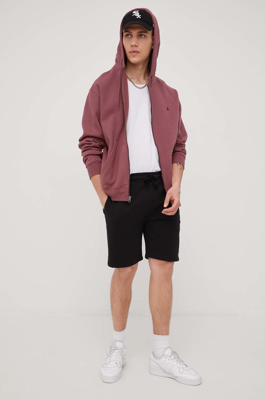

Кофта Volcom мужская цвет фиолетовый однотонная