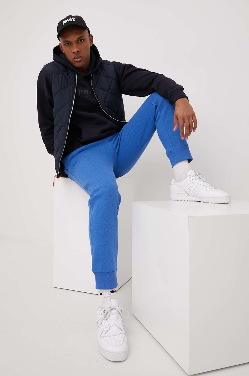 

Кофта Lee Cooper чоловіча колір синій з аплікацією