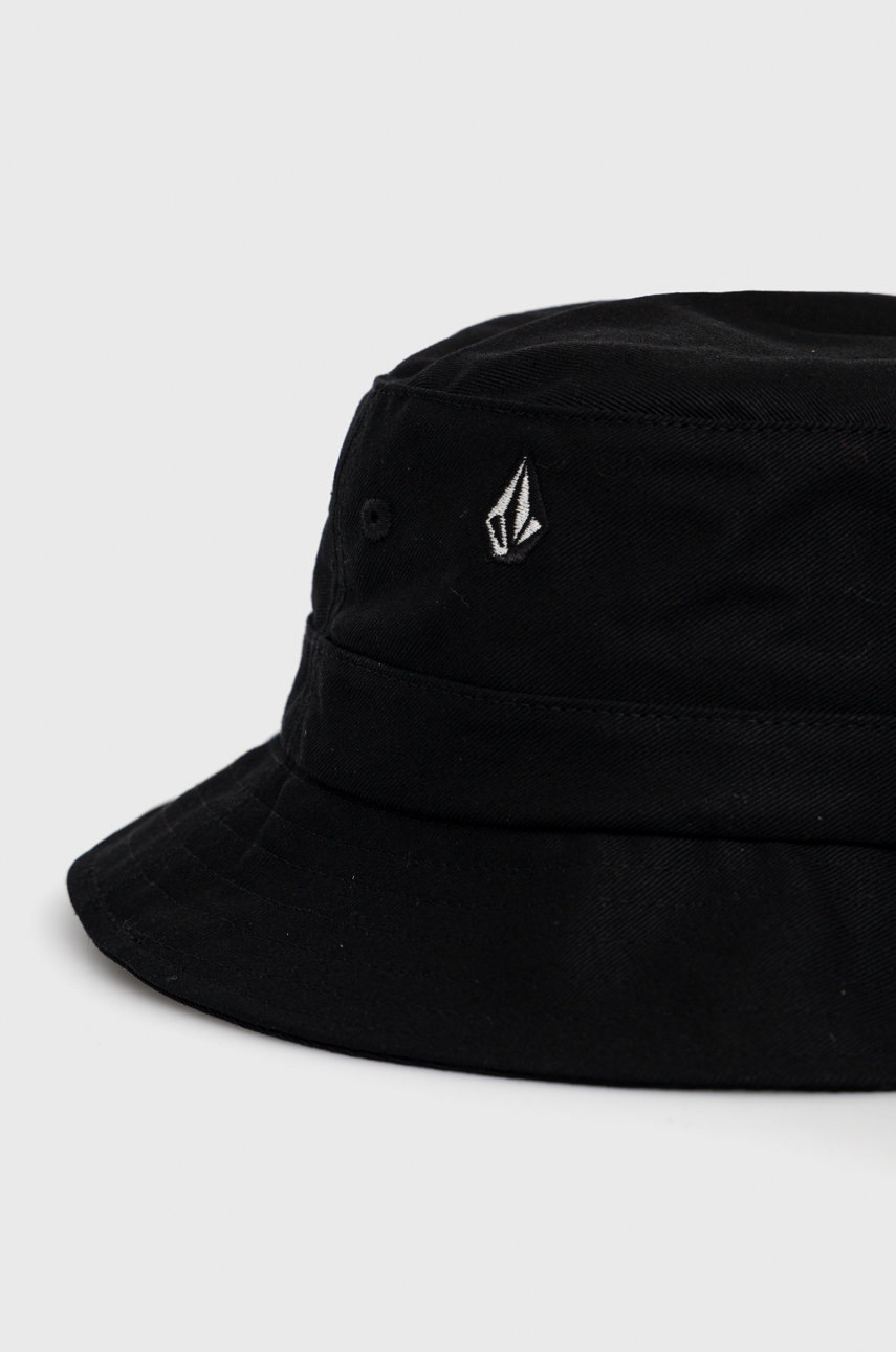 

Бавовняний капелюх Volcom колір чорний з бавовни