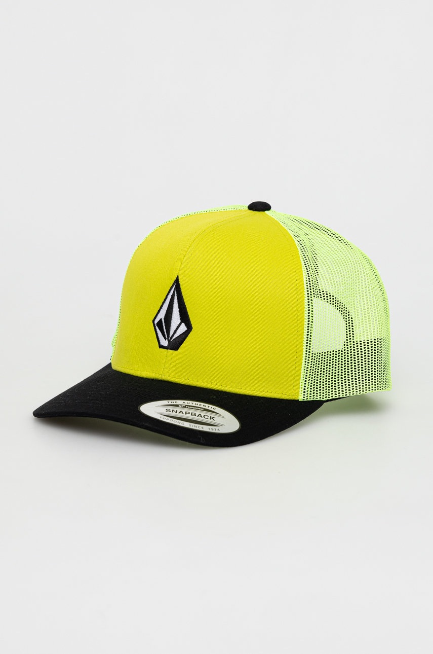 

Шапка Volcom в зелено с апликация, Зелен