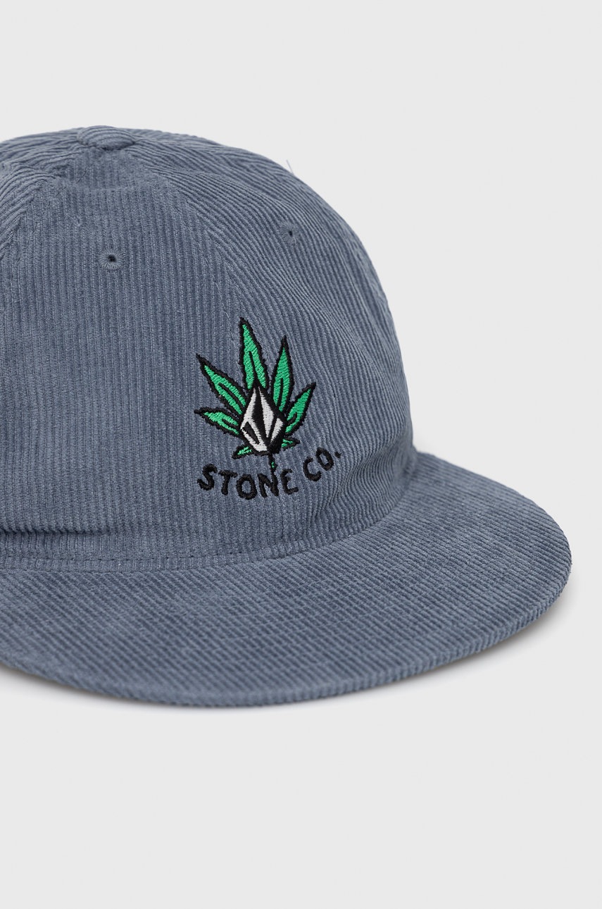 

Вельветова кепка Volcom з аплікацією