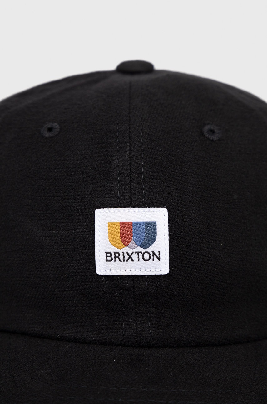 

Кепка Brixton колір чорний однотонна