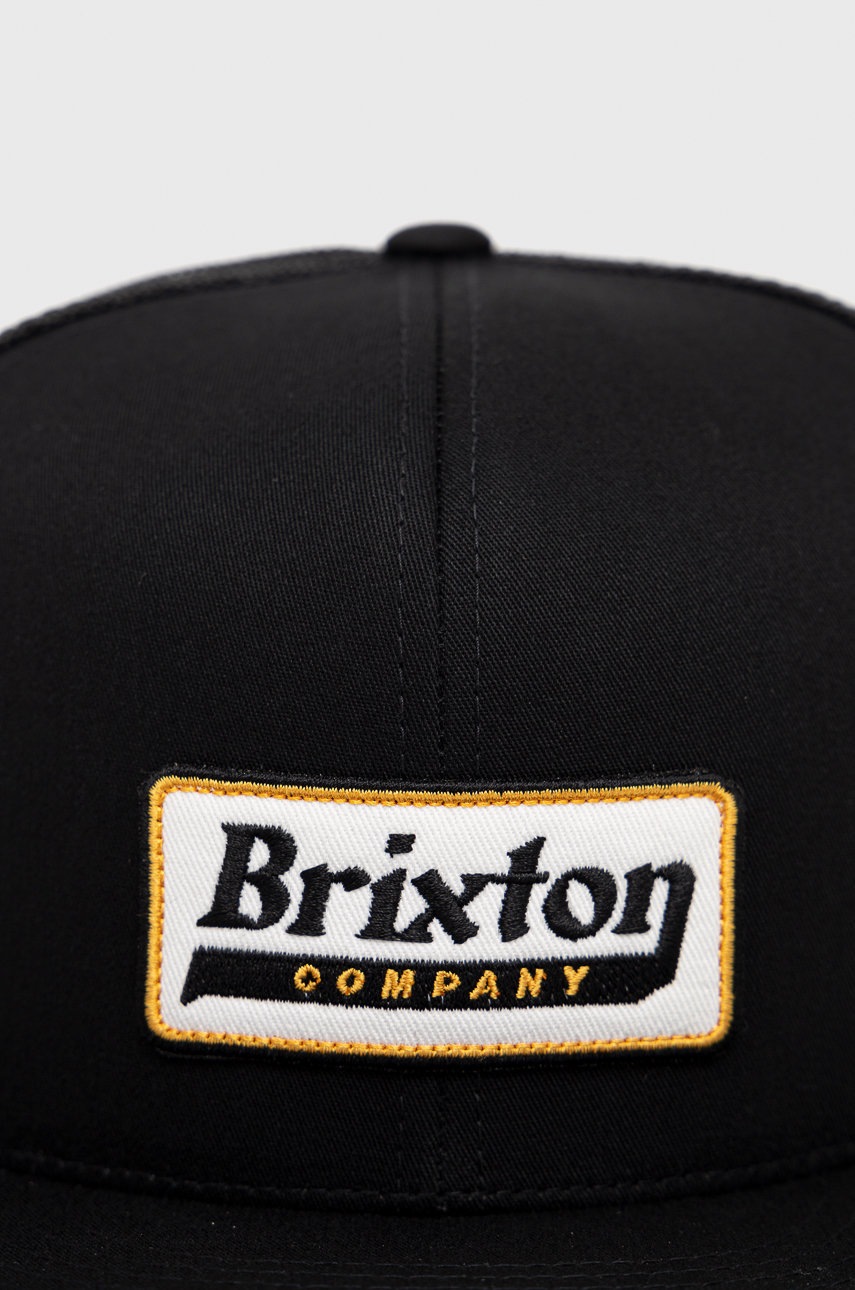 

Кепка Brixton колір чорний з аплікацією