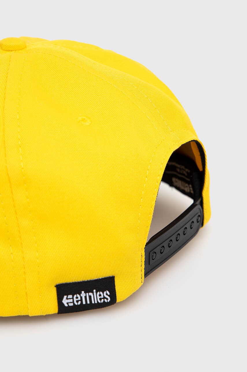 

Кепка Etnies цвет жёлтый с аппликацией